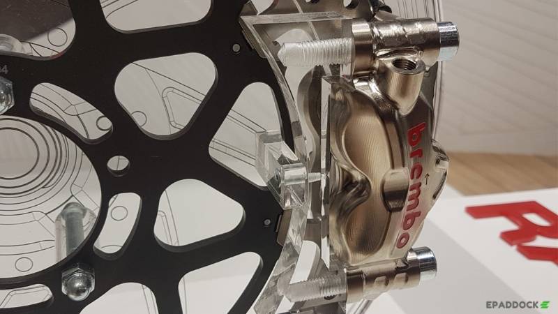 The braking system for the MotoE by Brembo