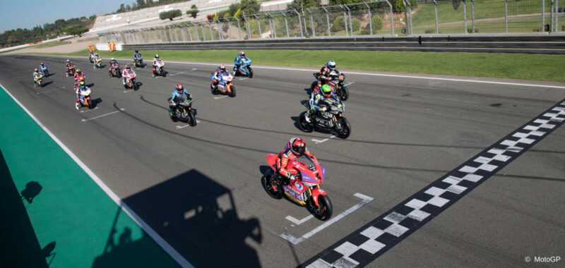 The schedule of the MotoE round in Valencia