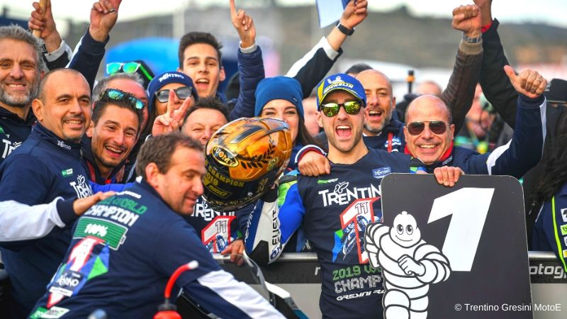 Matteo Ferrari ha vinto il titolo della MotoE 2019 nel GP di Valencia