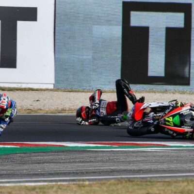 Aegerter: crash during the second lap due to a contact