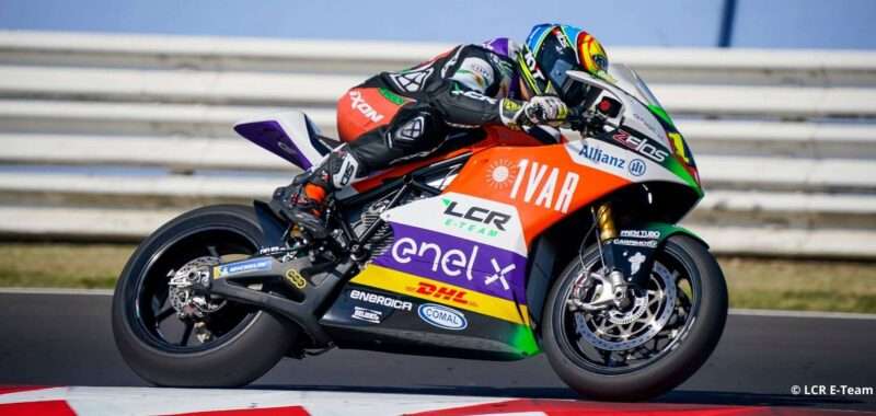 Positive start for the LCR E-Team at Misano