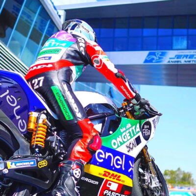 Mattia Casadei misses the test in Jerez due to injury