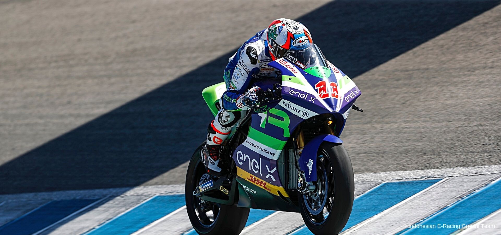 Tricky test for the Indonesian E-Racing Gresini team