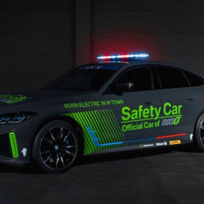 BMW M presents the new BMW i4 M50 Safety Car for MotoE