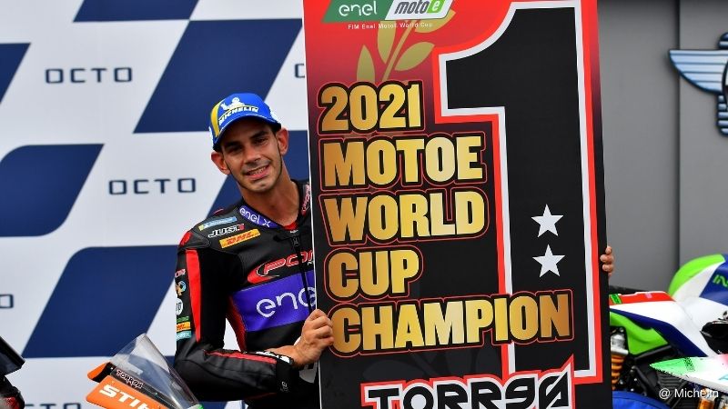 Jordi Torres ha vinto le stagioni 2020 e 2021 della MotoE