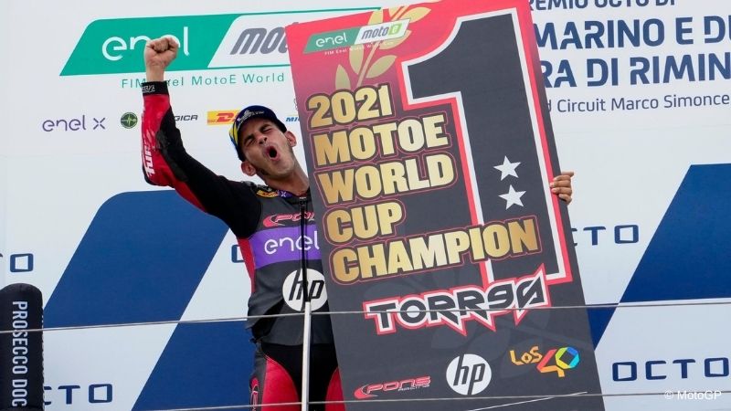 Jordi Torres, vincitore di due titoli della MotoE con il team PONS Racing