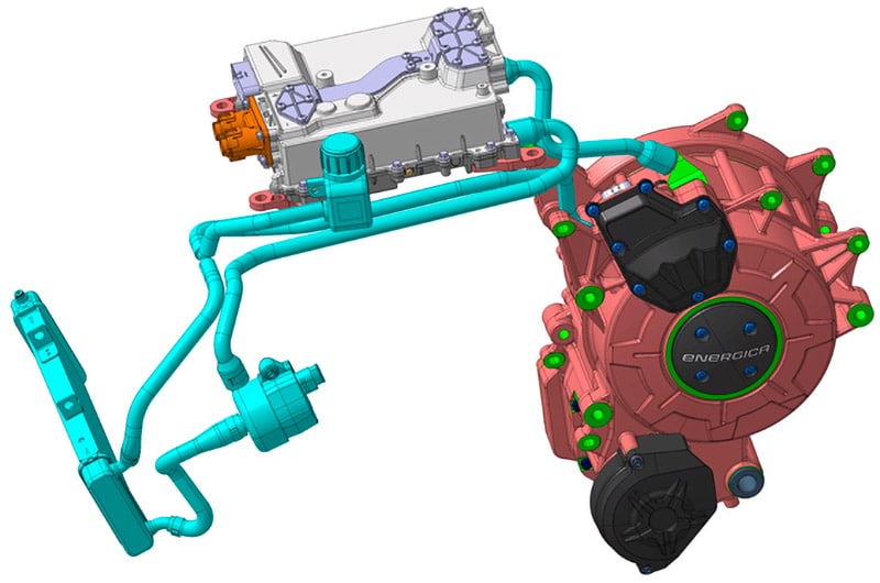 Il nuovo motore della MotoE 2022