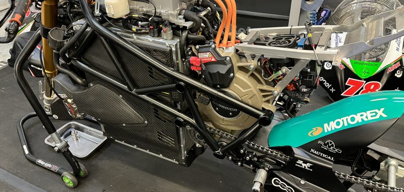 New components and less weight for the MotoE 2022