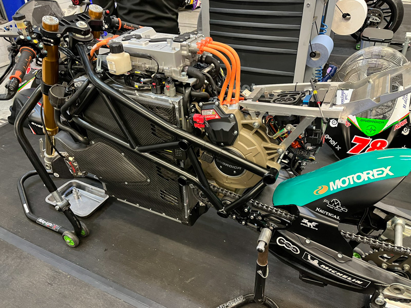 The new engine of the MotoE 2022