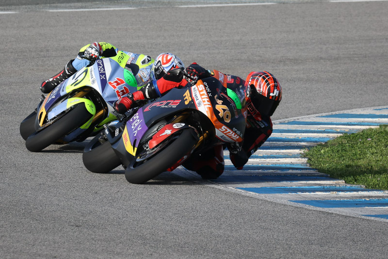 Part of the MotoE World Cup 2022 at the Circuito de Jerez - Torres and Ferrari