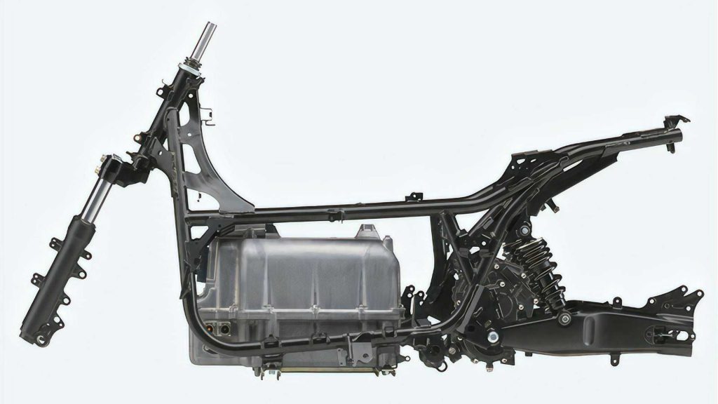 Yamaha E01: el marco