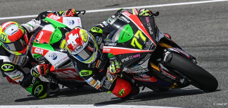 MotoE - In the Spanish GP Aegerter gains a 2nd and a 4th place