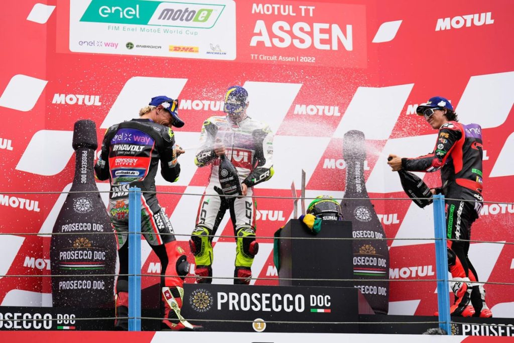 MotoE ad Assen - Eric Granado vince il GP d'Olanda