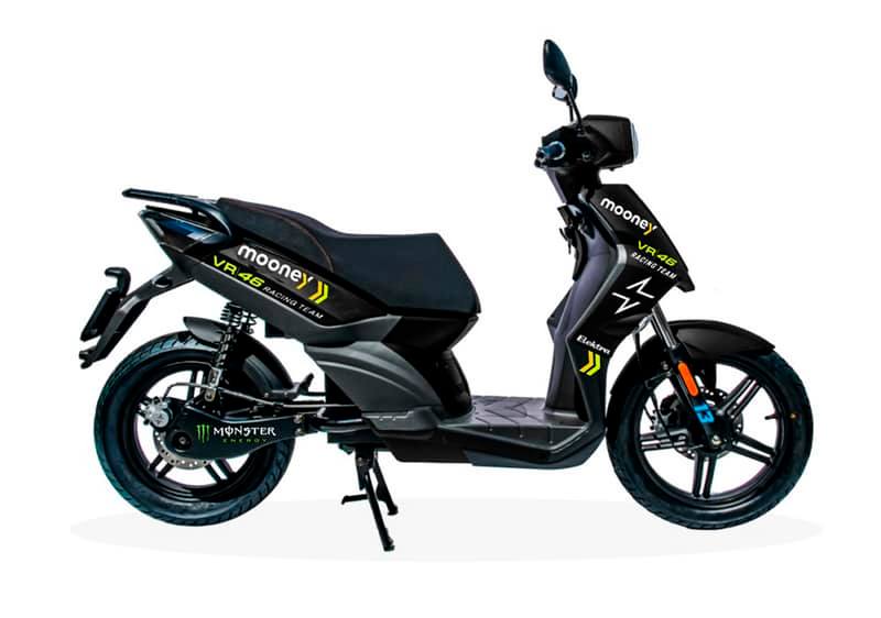 Gli scooter elettrici di Mooney VR46 in MotoGP