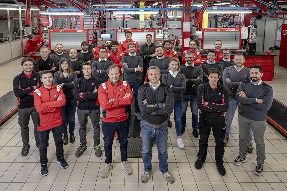 Ducati MotoE el equipo del proyecto