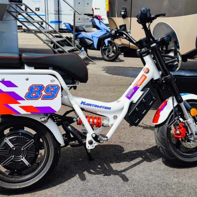 MotoGP electric scooters: Ducati Pramac and Garelli Ciclone