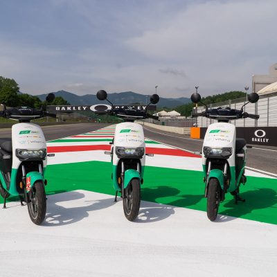 MotoGP electric scooters: the MotoE and the VMoto Soco CUmini