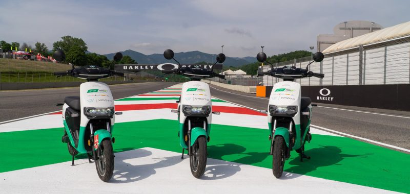 MotoGP electric scooters: the MotoE and the VMoto Soco CUmini