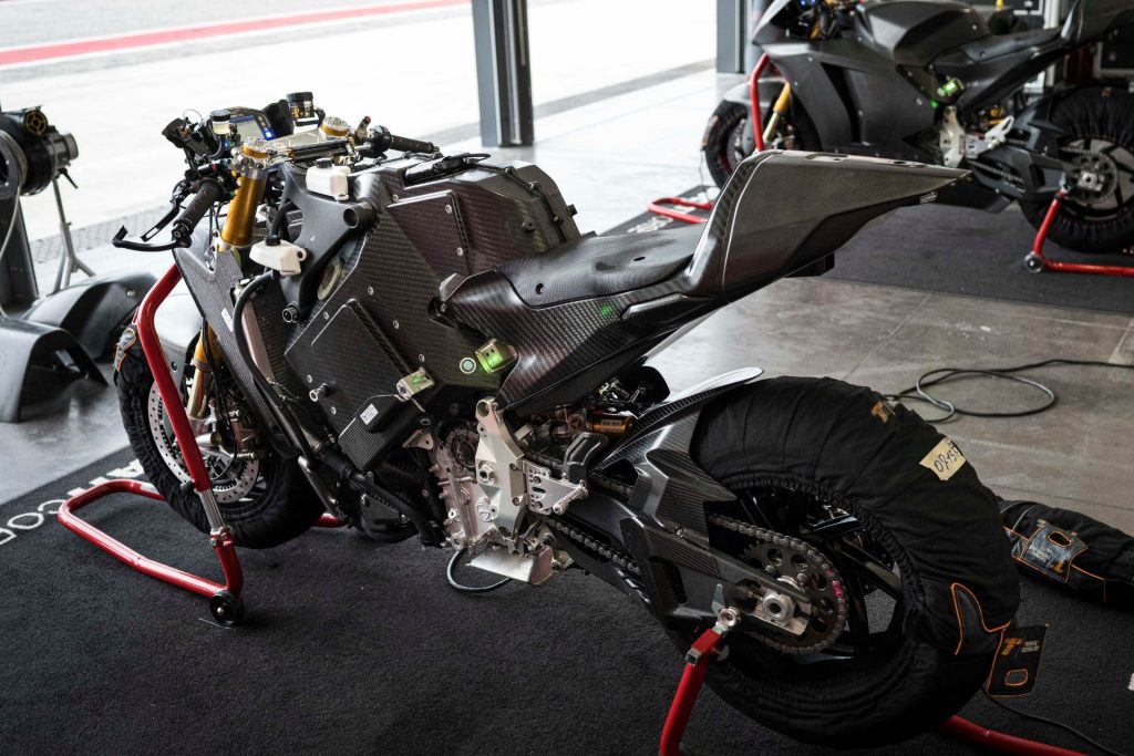 Ducati's electric prototype for the MotoE World Cup