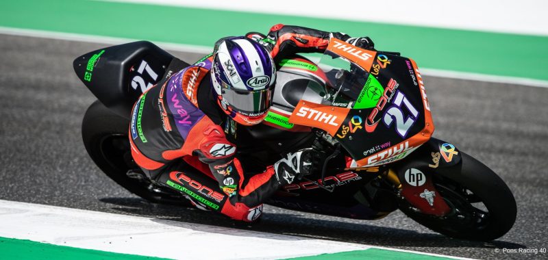 GP d'Austria MotoE: Mattia Casadei è il più veloce nella FP1