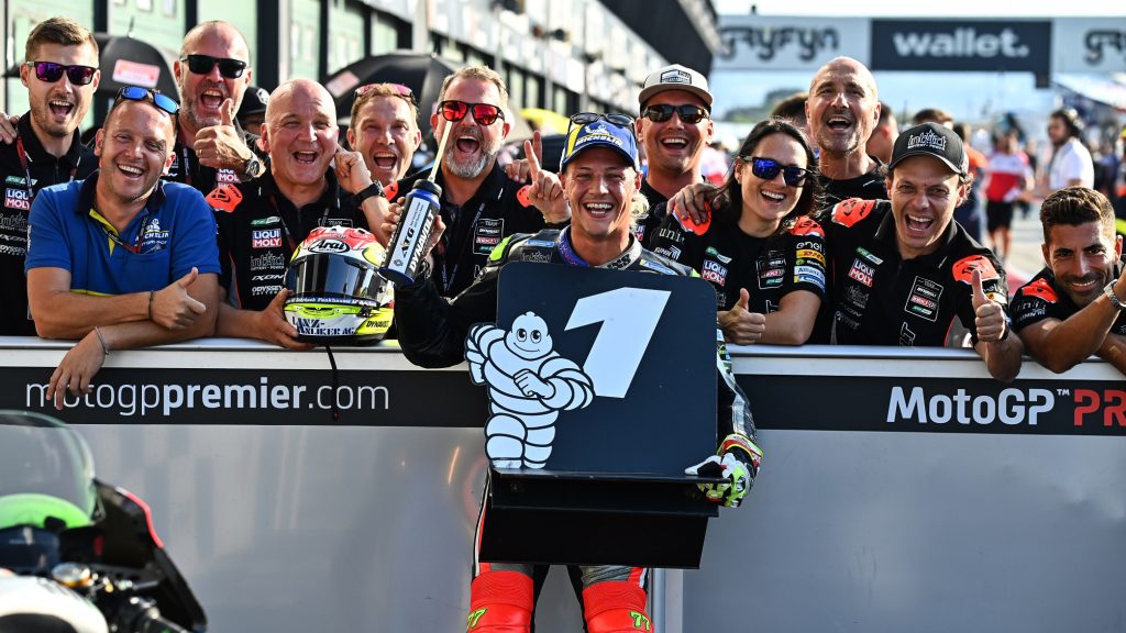 Dominique Aegerter is the 2022 champion of the MotoE World Cup