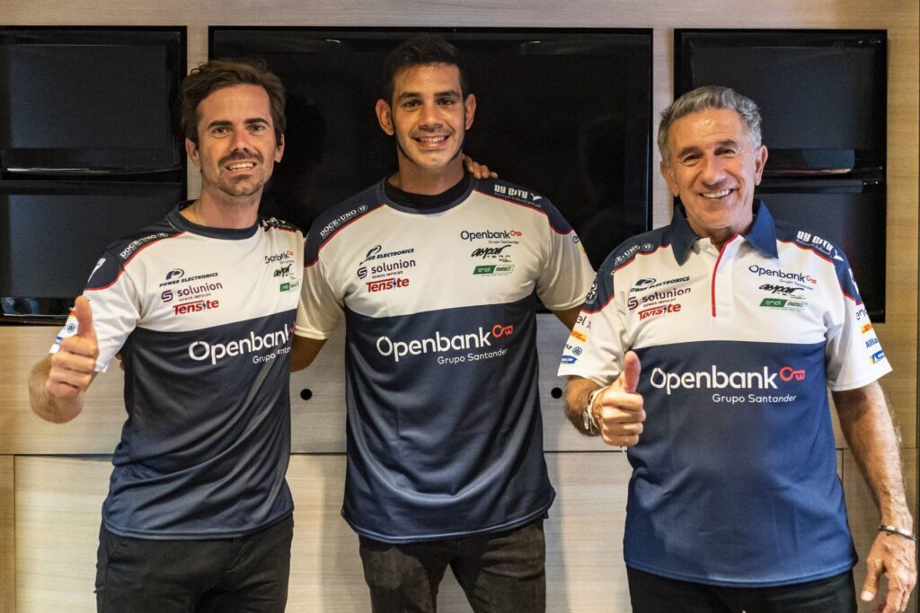 Nico Terol, Jordi Torres and Jorge Martínez together for the MotoE 2023