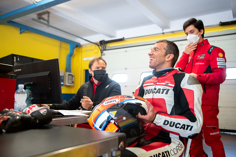 Alex De Angelis, penguji Ducati MotoE