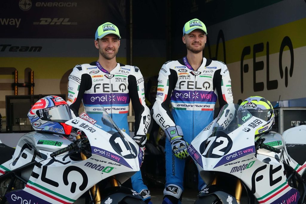 Matteo Ferrari e Alessio Finello, i piloti del team FELO Gresini Racing MotoE per il 2023