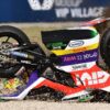 The circuits and curves with the most falls in the MotoE 2022