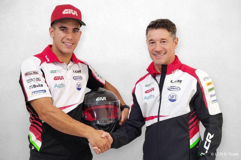 Miquel Pons rinnova con l'LCR E-Team per la stagione 2023 della MotoE