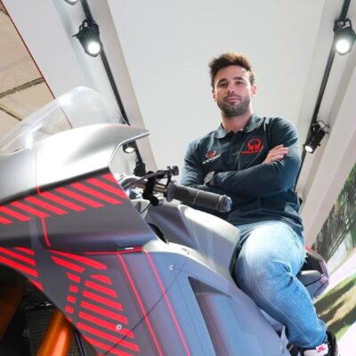 Luca Salvadori en la Copa del Mundo MotoE 2023 con Pramac Racing