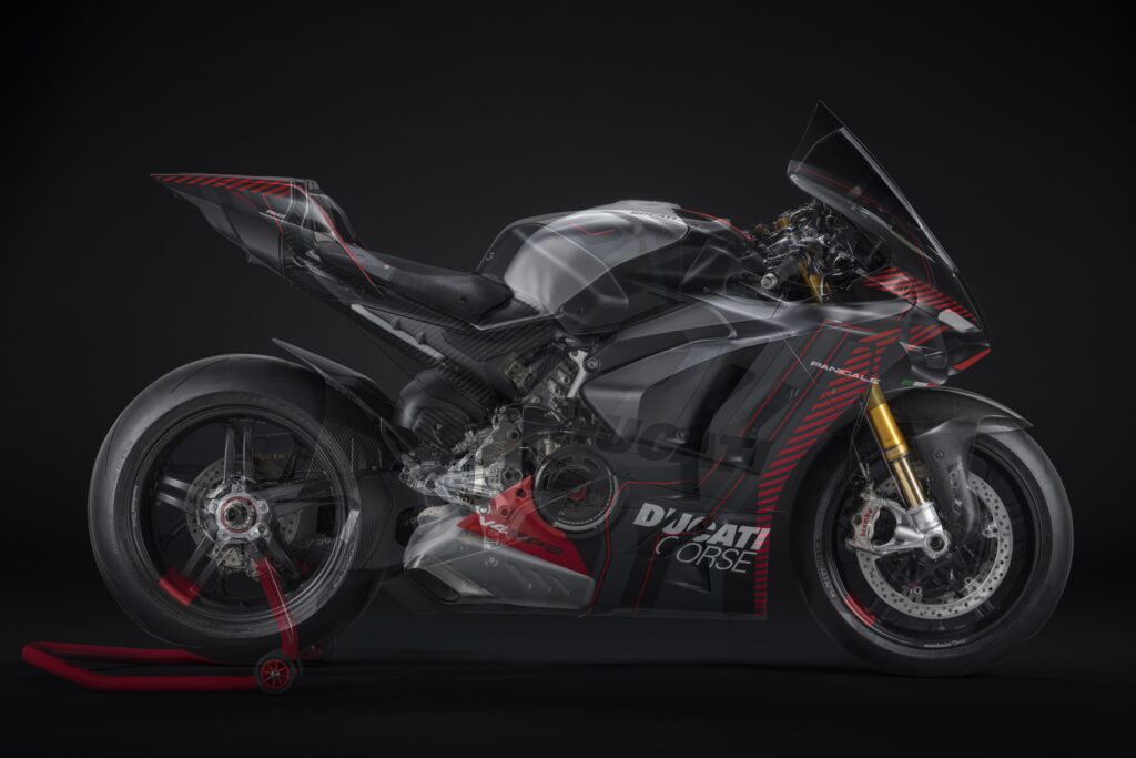 Ducati MotoE and the Panigale in comparison