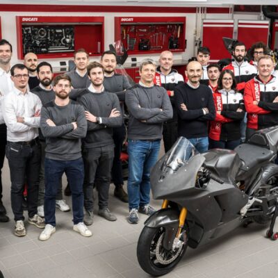 The MotoE bikes of Ducati are in production
