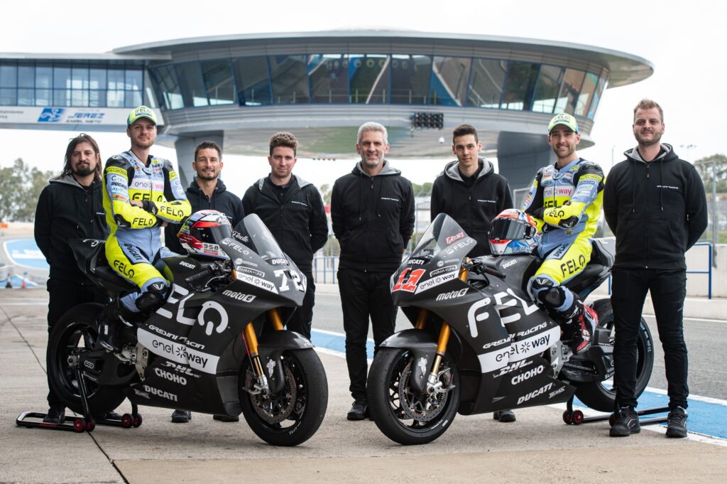 Il team FELO Gresini Racing MotoE 2023