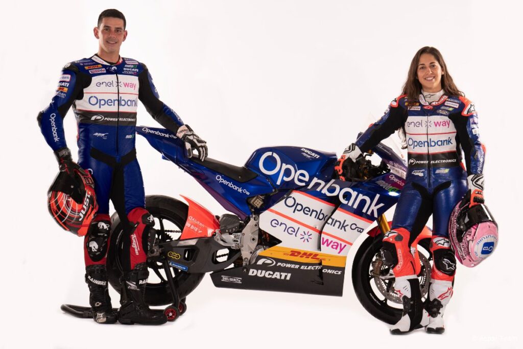 Il nuovo duo dell'Openbank Aspar team per la MotoE 2023
