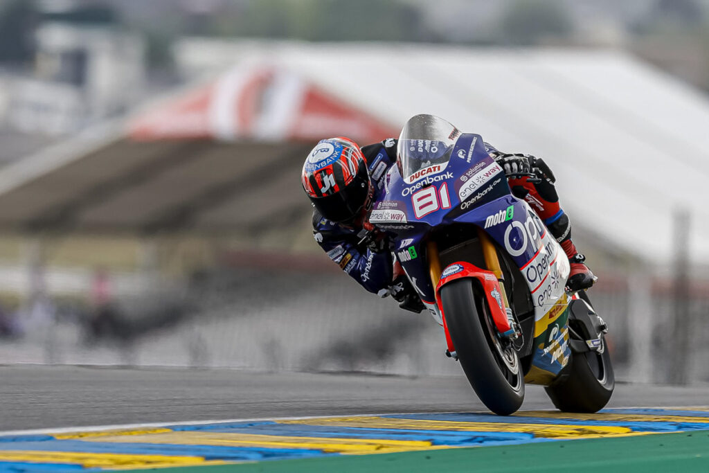 Jordi Torres ha vinto la gara d'esordio della Ducati MotoE nel GP di Francia 2023