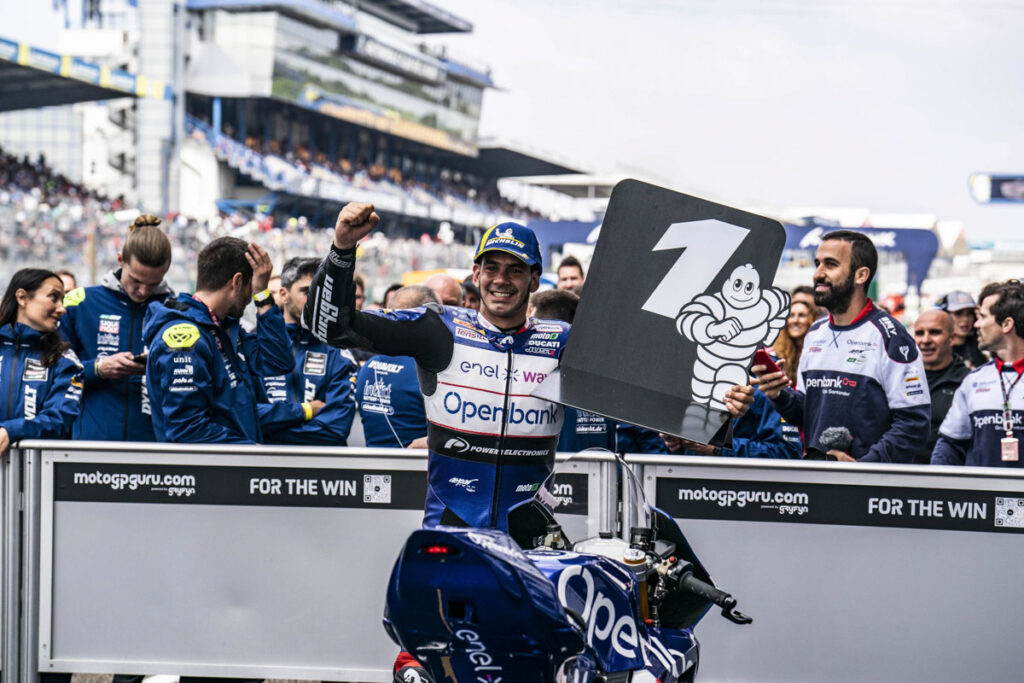 Jordi Torres vince Gara 1 della MotoE 2023 nel GP di Francia a Le Mans