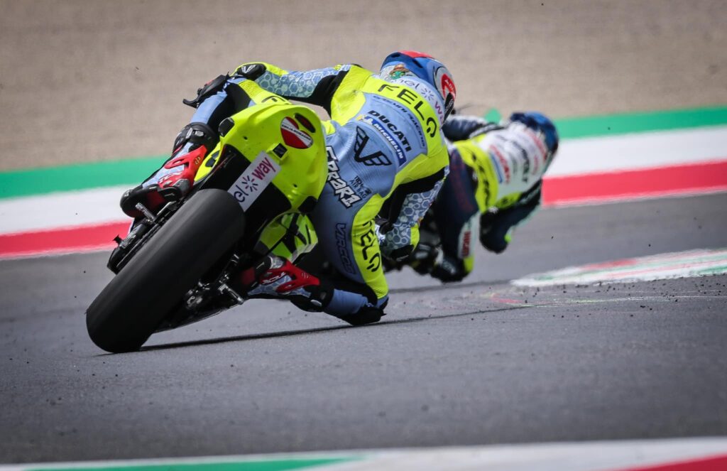 Matteo Ferrari conquista due podi nel GP d'Italia della MotoE 2023 al Mugello