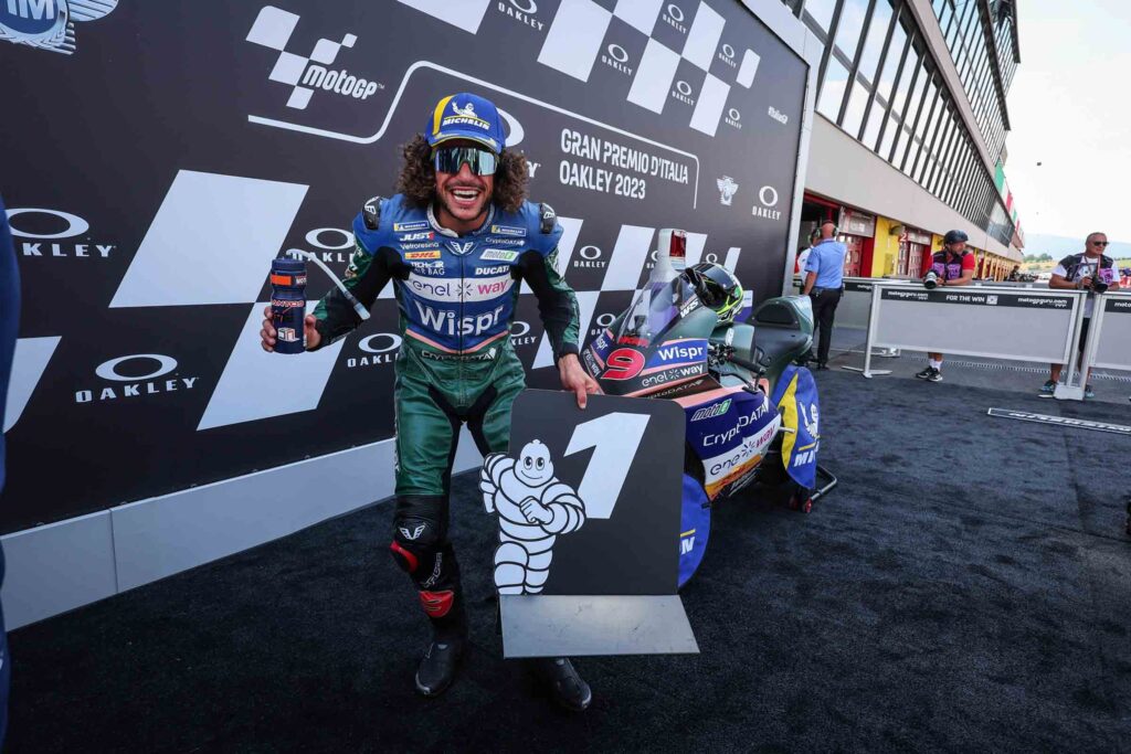 Andrea Mantovani porta la prima vittoria al team RNF MotoE in occasione del GP d'Italia 