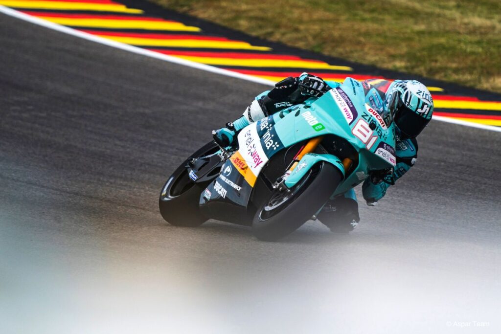 Jordi Torres, leader della MotoE 2023 a metà campionato