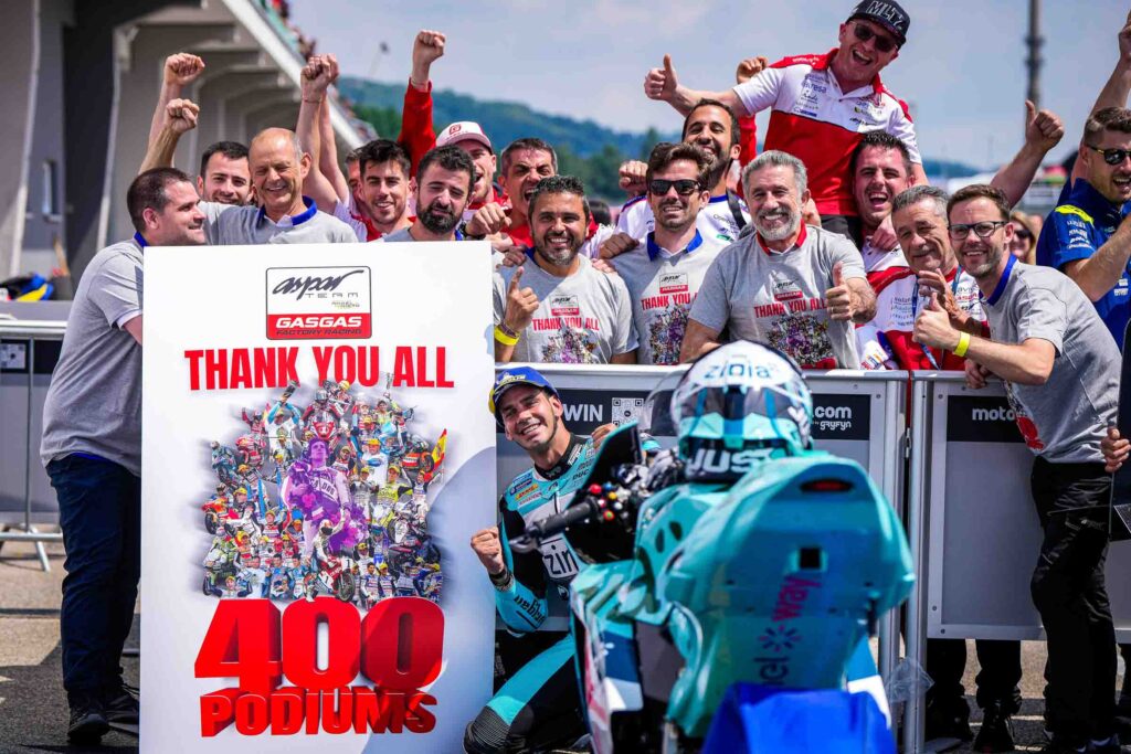 Jordi Torres ha conquistato il podio n.400 del team Aspar nel motomondiale