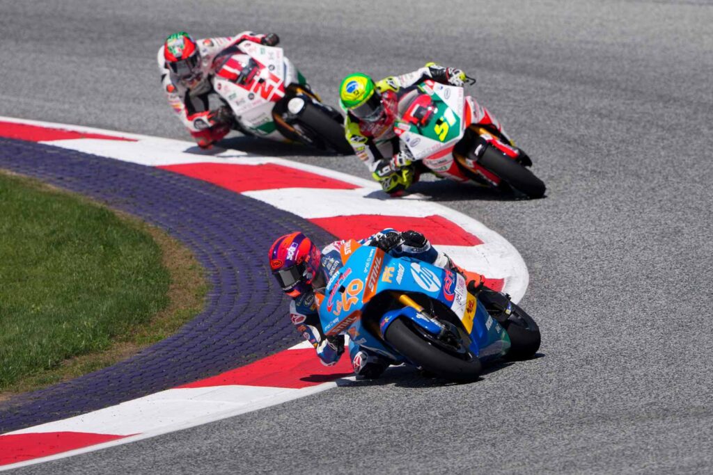 Mattia Casadei conquista una doppietta in MotoE, in Austria (Foto: MotoGP)