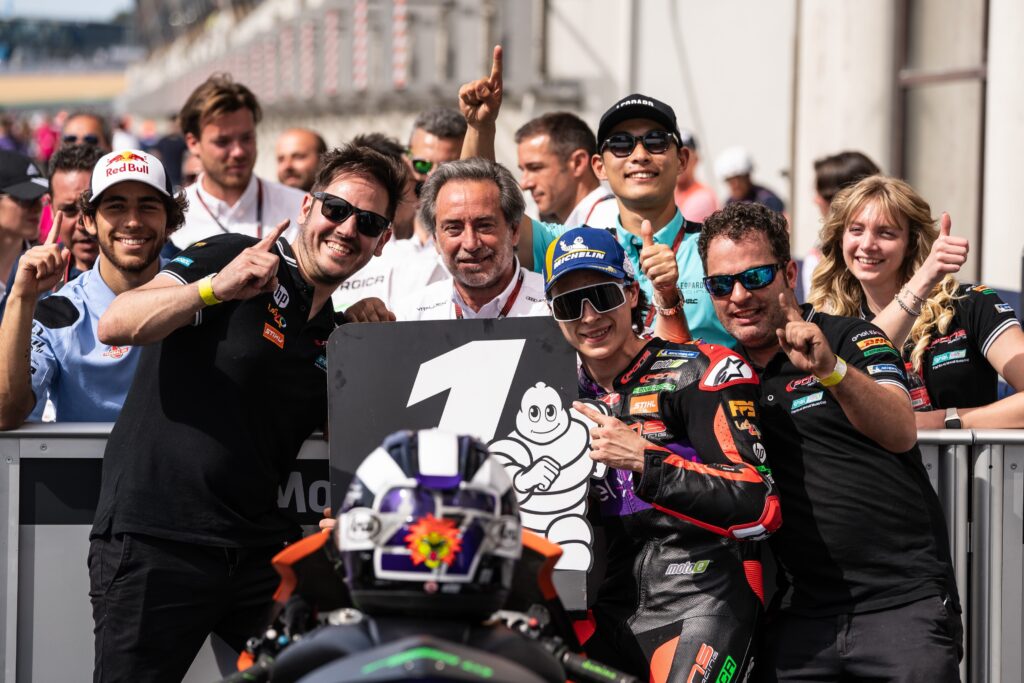 La prima vittoria di Mattia Casadei in MotoE, nel GP di Francia 2022