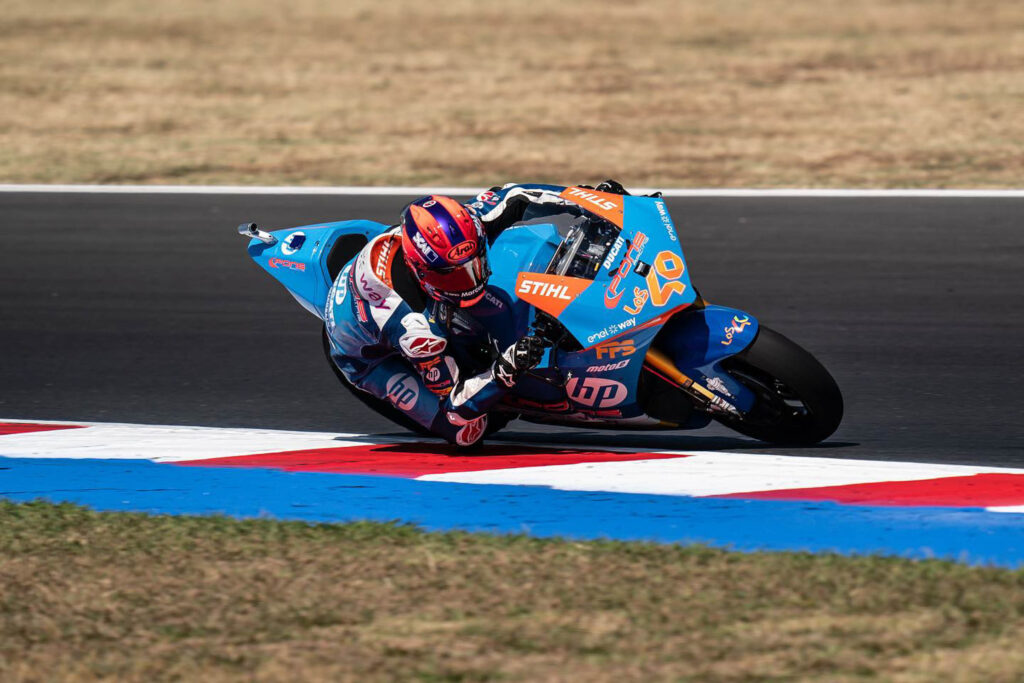 Mattia Casadei, campione del mondo della MotoE 2023