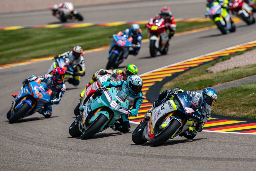 Garzò ha vinto la prima gara in carriera in MotoE al Sachsenring