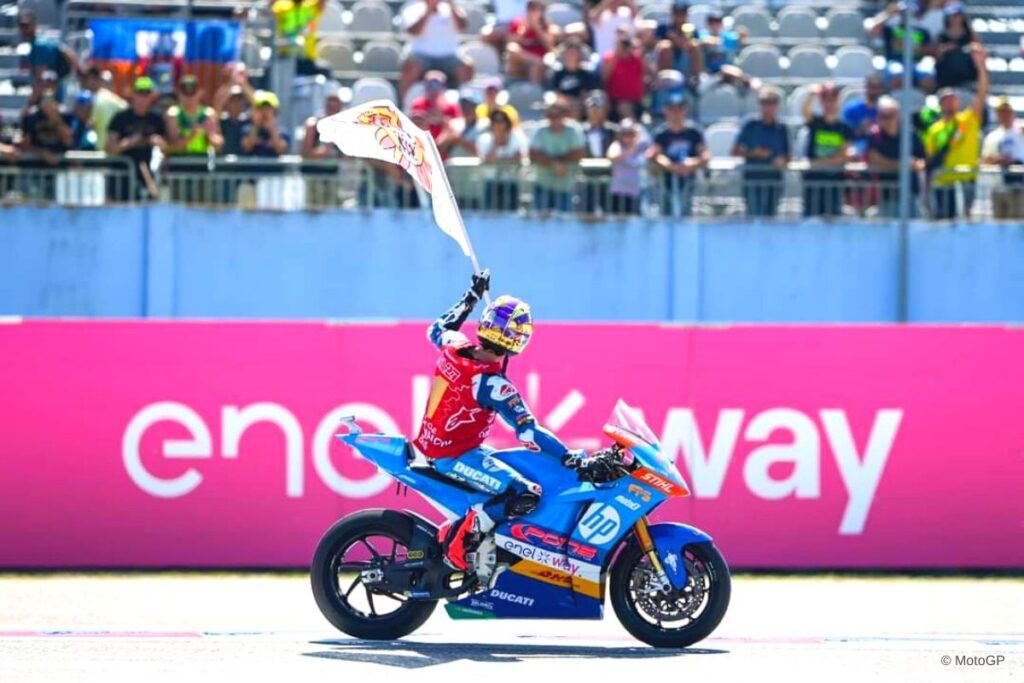 Mattia Casadei ha vinto il Mondiale MotoE 2023