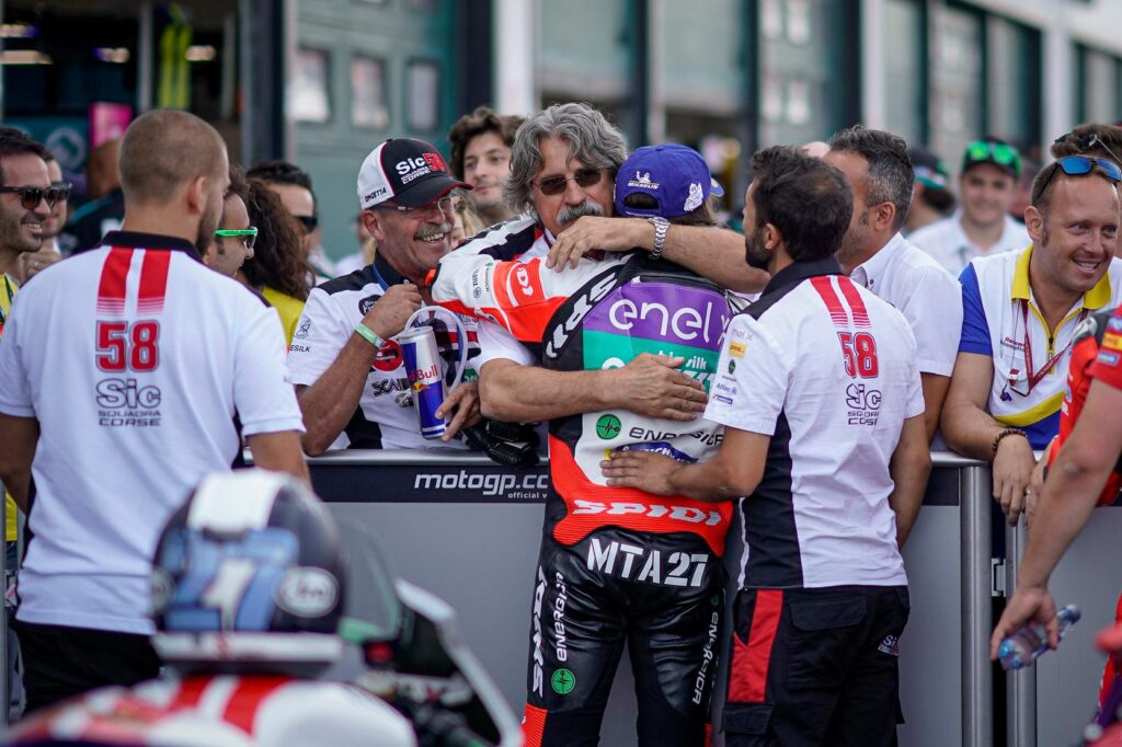 Mattia Casadei è stato il pilota nella SIc58 Squadra Corse in MotoE dal 2019 al 2023