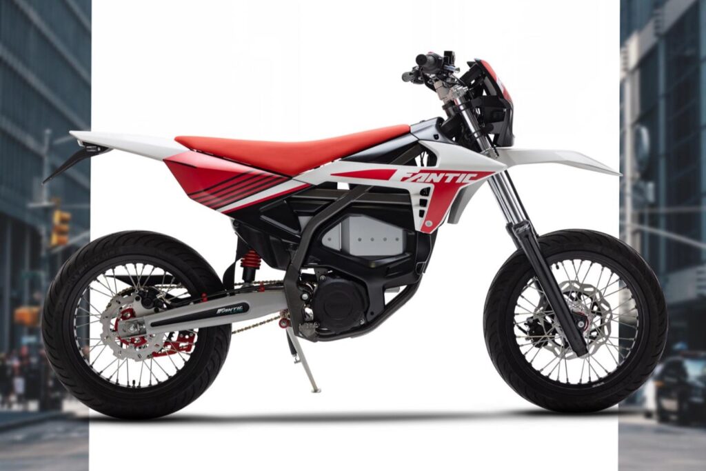 Il prototipo del Fantic E-Motard presente ad EICMA 2023