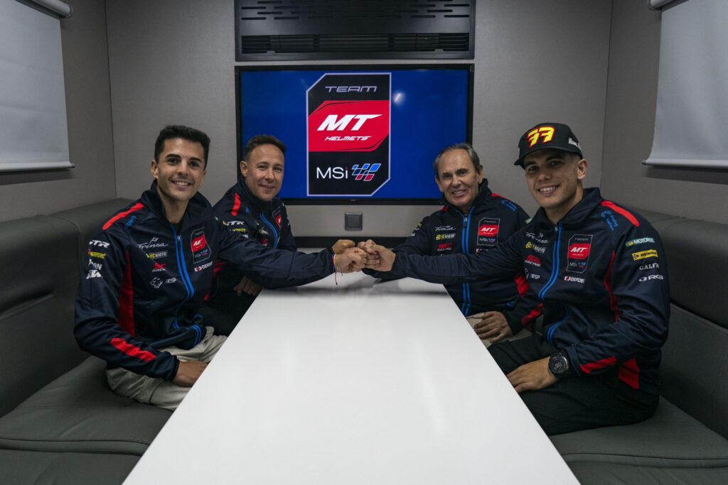 Miquel Pons e Oscar Gutierrez sono i piloti del team MT Helmets MSi per la stagione 2024 della MotoE