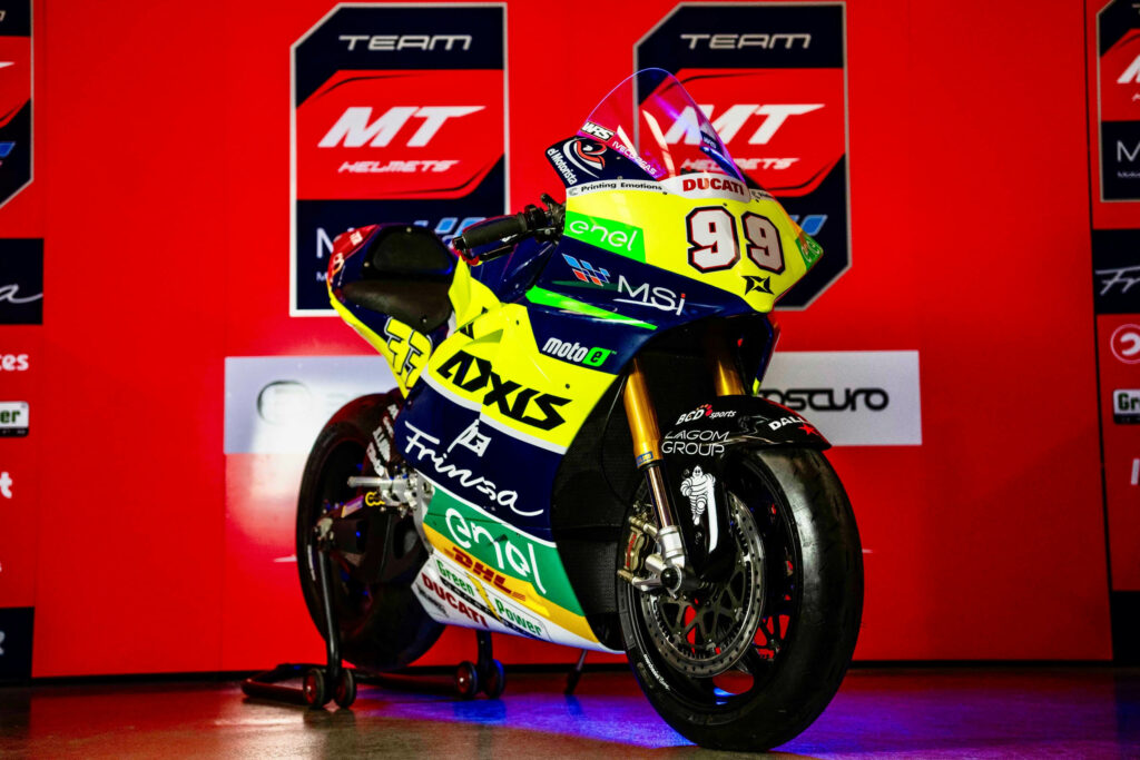 La MotoE del team MTHelmets-MSi per la stagione 2024